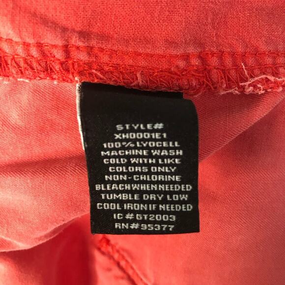 NWOT Sanctuary Terracotta Elastic Waist Shorts Tie Front Paperbag - Size Small - Picture 3 of 6